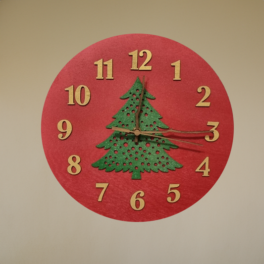 Christmas tree Clock